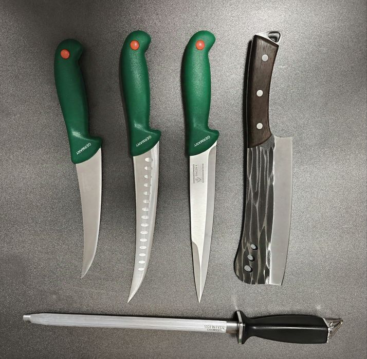 SET Cutite Macelarie 5 piese Germany Green
