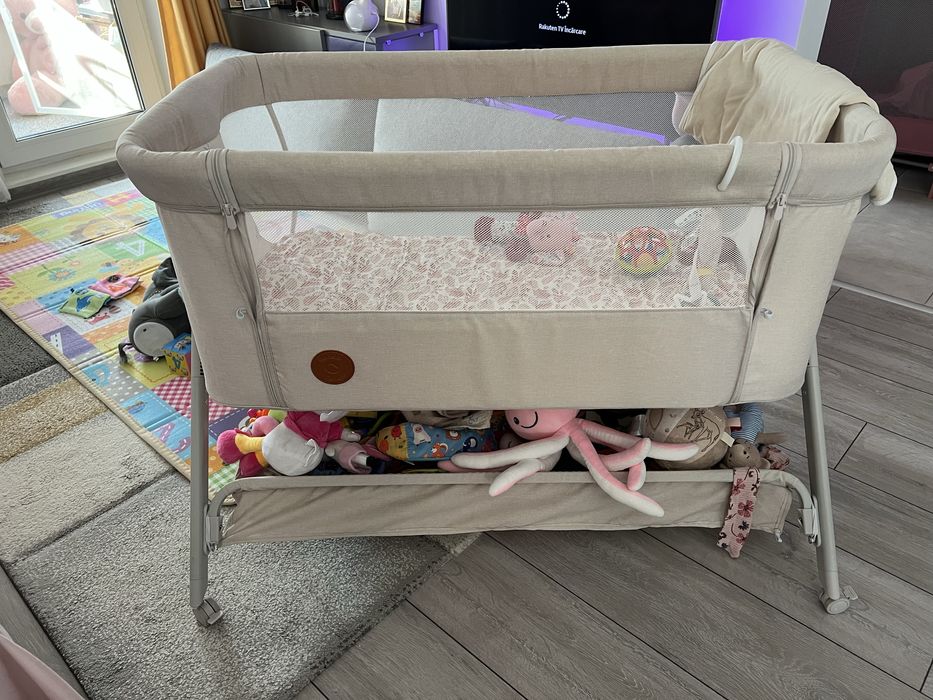 Patut pentru copii Lionelo - Leonie Plus - co-sleeper pliabil
