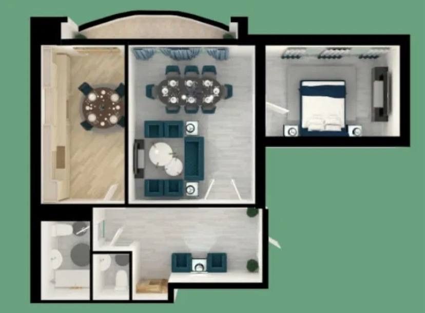 Глинка Премиум Новостройка 3/11/12 Потолки Высокие 4 м