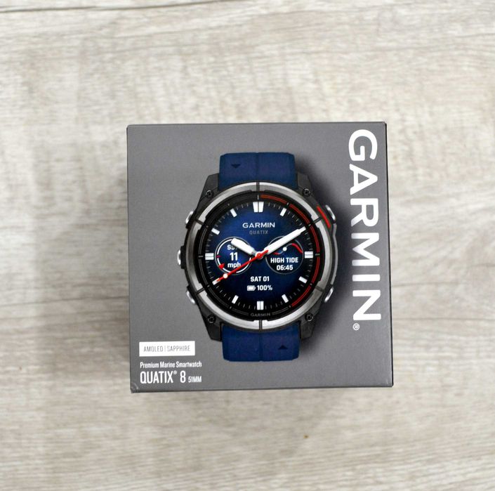 Garmin quatix 8 sapphire amoled 51 мм - спортивные часы с GPS