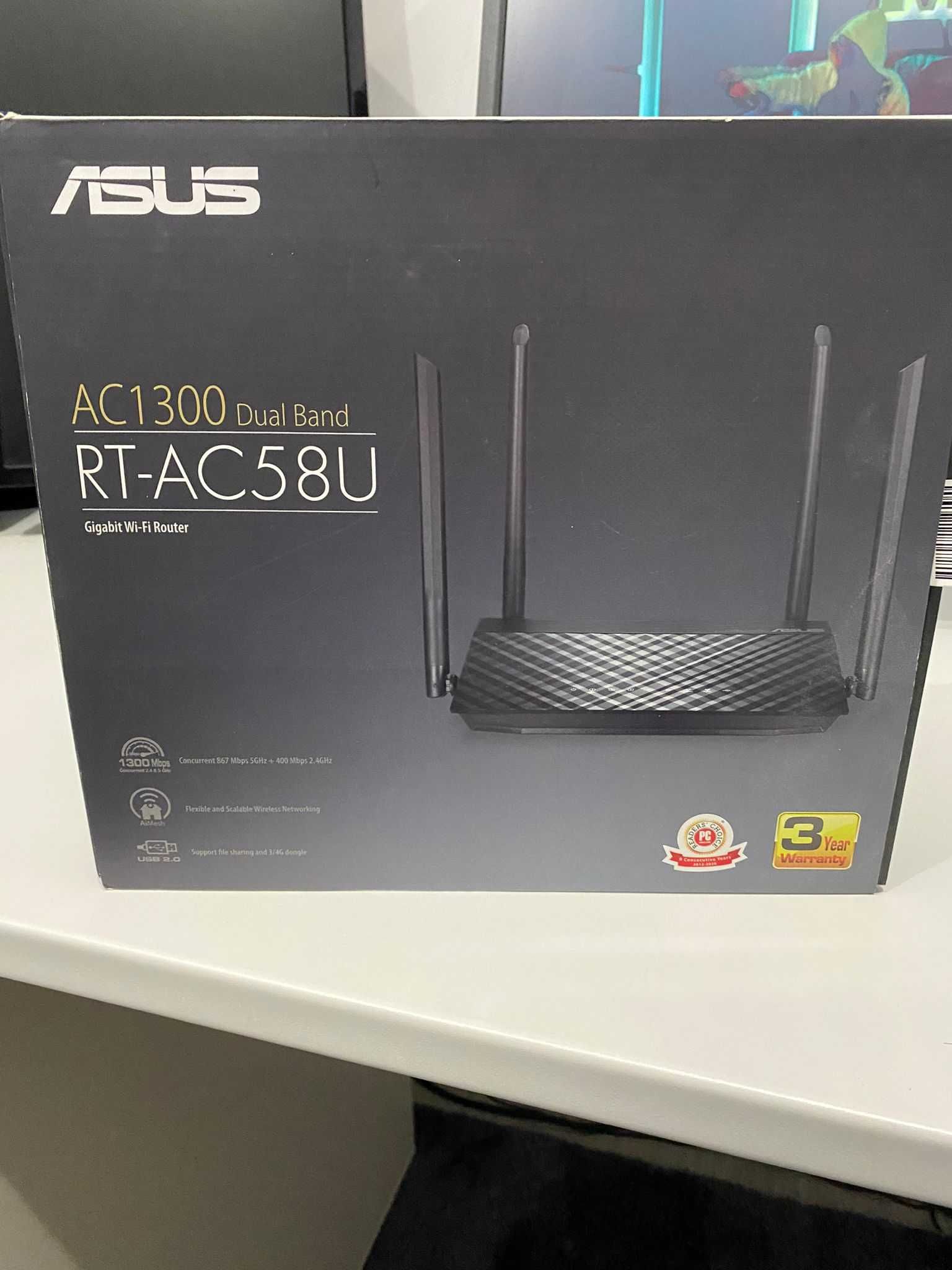 Router ASUS RT-AC58U, AC1300, Gigabit, USB 2.0