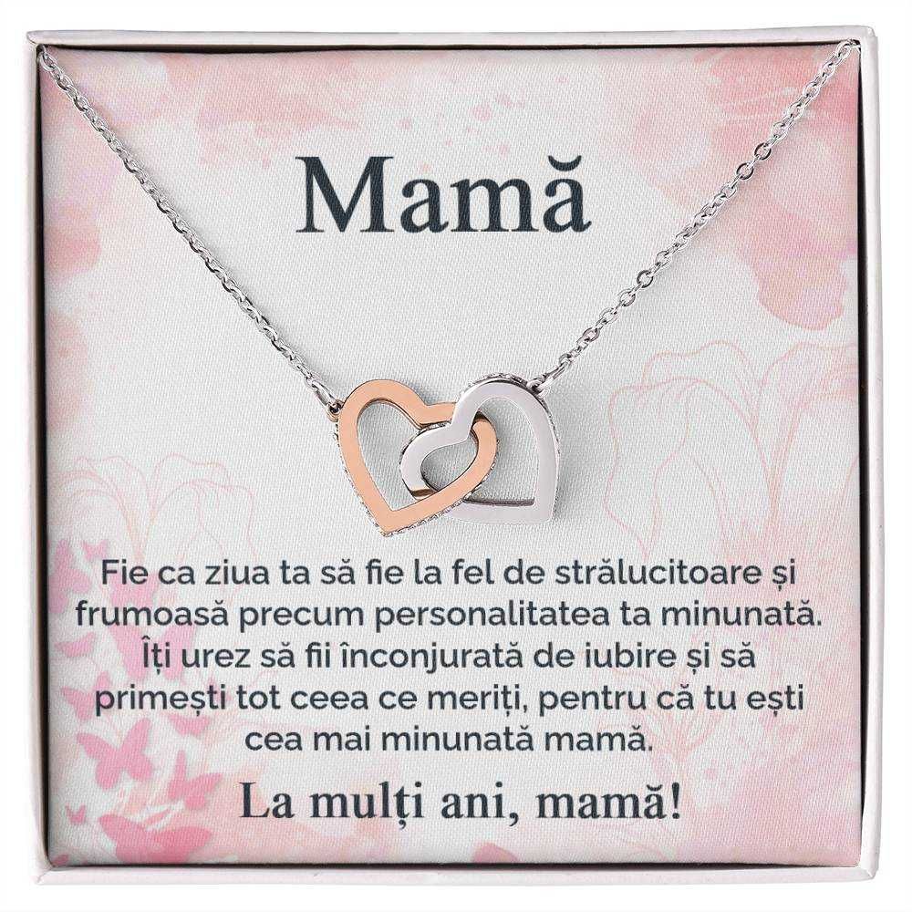 Cadou Aniversar Pentru Mama, Colier de Argint si Mesaj Emotionant