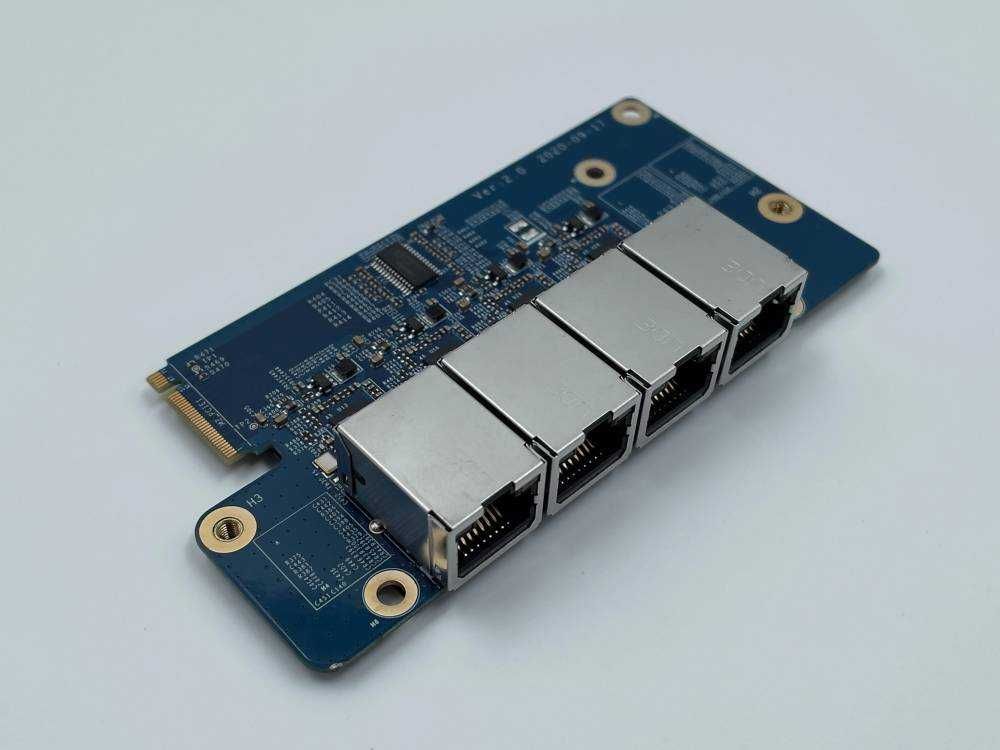 Placa retea 4 porturi 2.5 GbE M2 PciE Odroid H2/H3