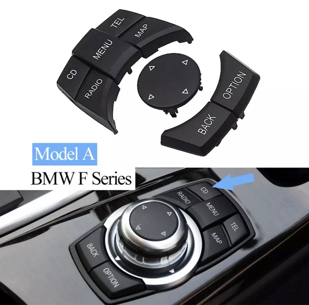 Бутони BMW F10 F30 F01 F15 F25 E70 E60 E90 F06 idrive копче навигация