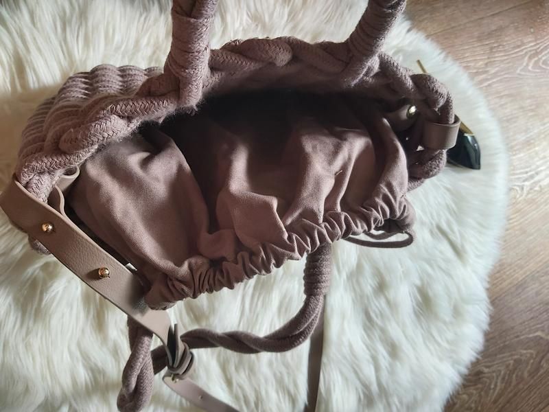 ZARA сумка - шоппер плетёная