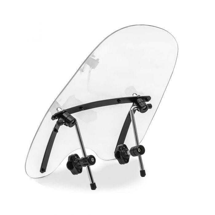 Parbriz/deflector moto universal chopper/cruiser/bobber varianta M