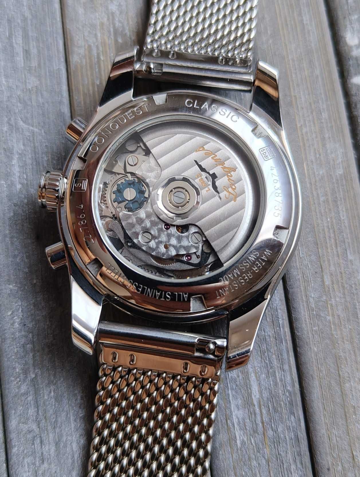 Longines Conquest Classic automatic chronograph L688/ Omega 3330,