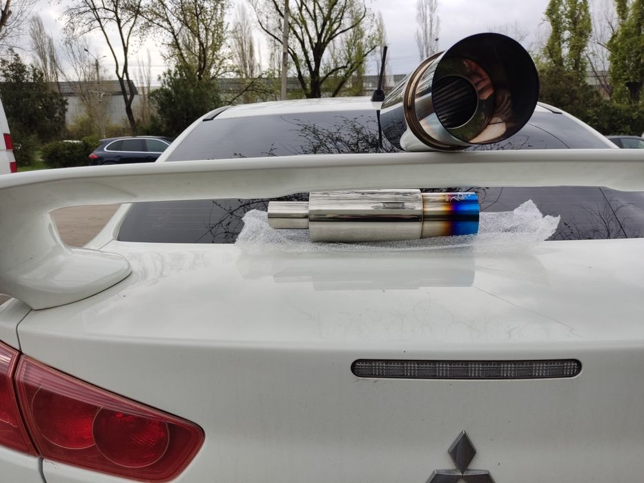 Tobă de evacuare finală HKS/Akrapovic/SC project + adaptoare debitmet