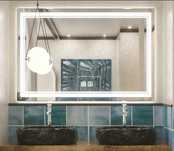 Oglinda baie led 60x40 dezaburire