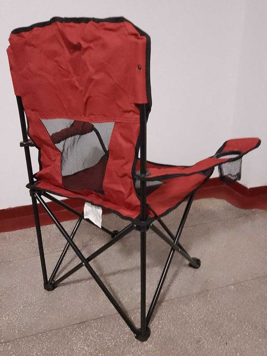 Set de 4 scaune pliabile, cu suport pahar camping drumetie sau pescuit