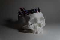 Bol de Halloween craniu cu bomboane
