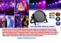 EFECTE DE LUMINA SI CULOARE PARTY * Proiector 54 LED Joc de culori