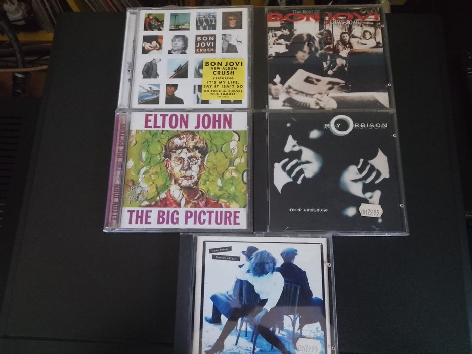 Colecție cd-uri audio! Bon Jovi, Elton John, Roy Robinson, Tina Turner