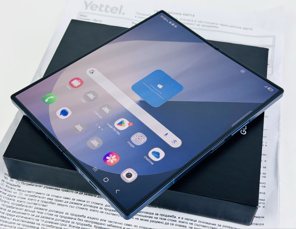 Samsung Galaxy Z Fold 6 5G 256GB 12RAM Navy Перфектен! 3г. Гаранция!