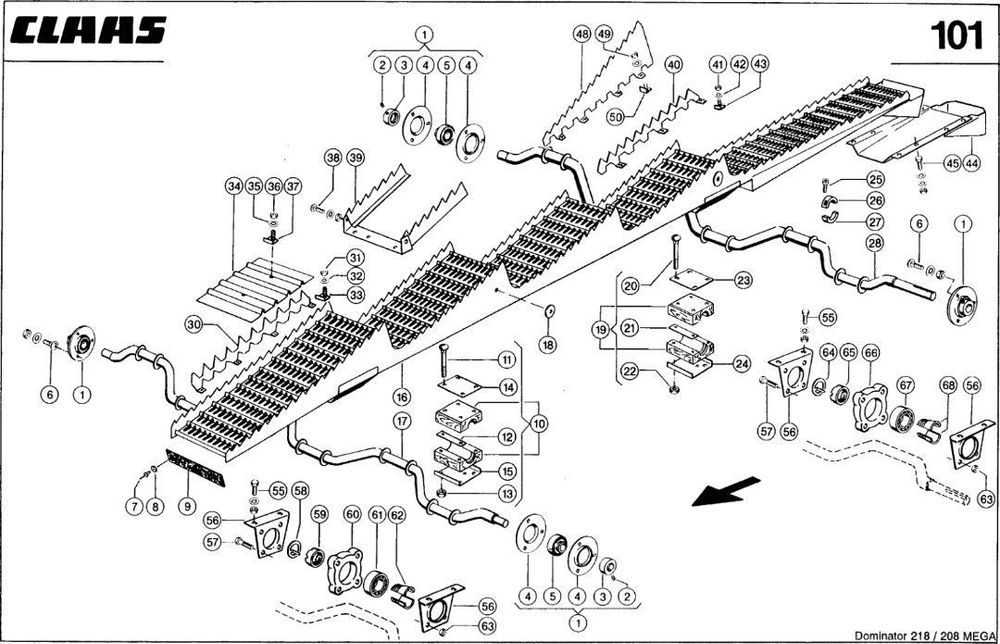 Claas ax cai MEGA/DOMINATOR