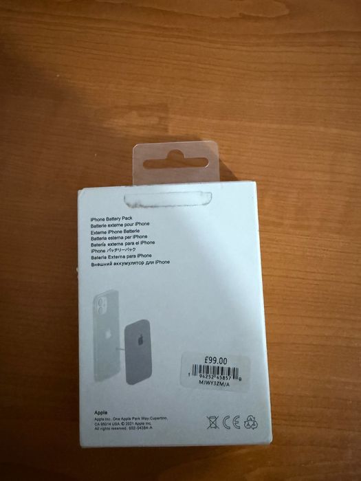 Baterie externa APPLE MagSafe Battery Pack MJWY3ZM/A, alb