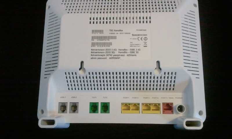 Router Sagemcom TDC Home Box, model V 5DK40