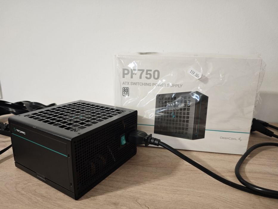 Захранване за компютър DeepCool PF75 60 месеца гаранция! 0 – 750W 80+