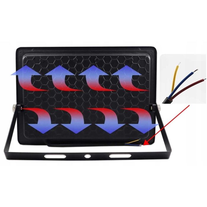 Proiector LED 50w 100w 200w 300w 400w Proiectoare Slim exterior