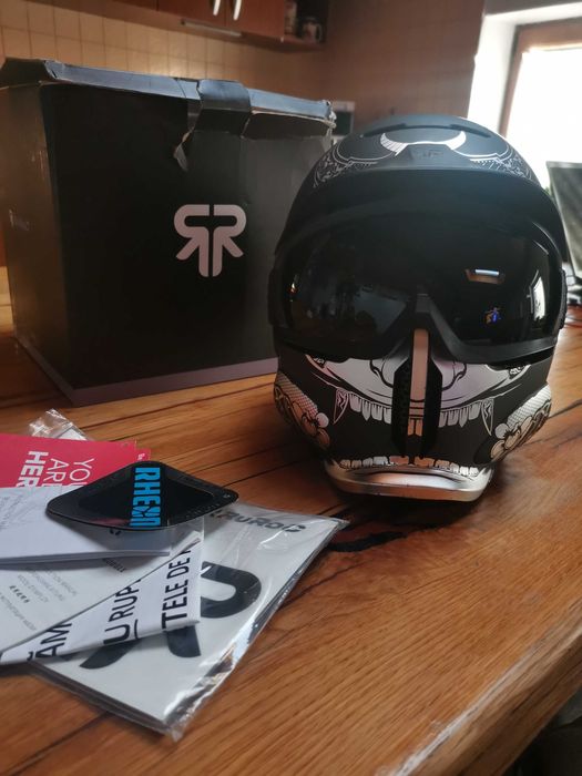 Vând Casca Ski Ruroc RG1-DX Platinum Ronin YL/S