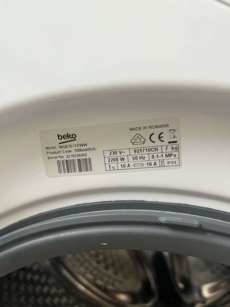 Пералня Beko- 7кг отлично работеща