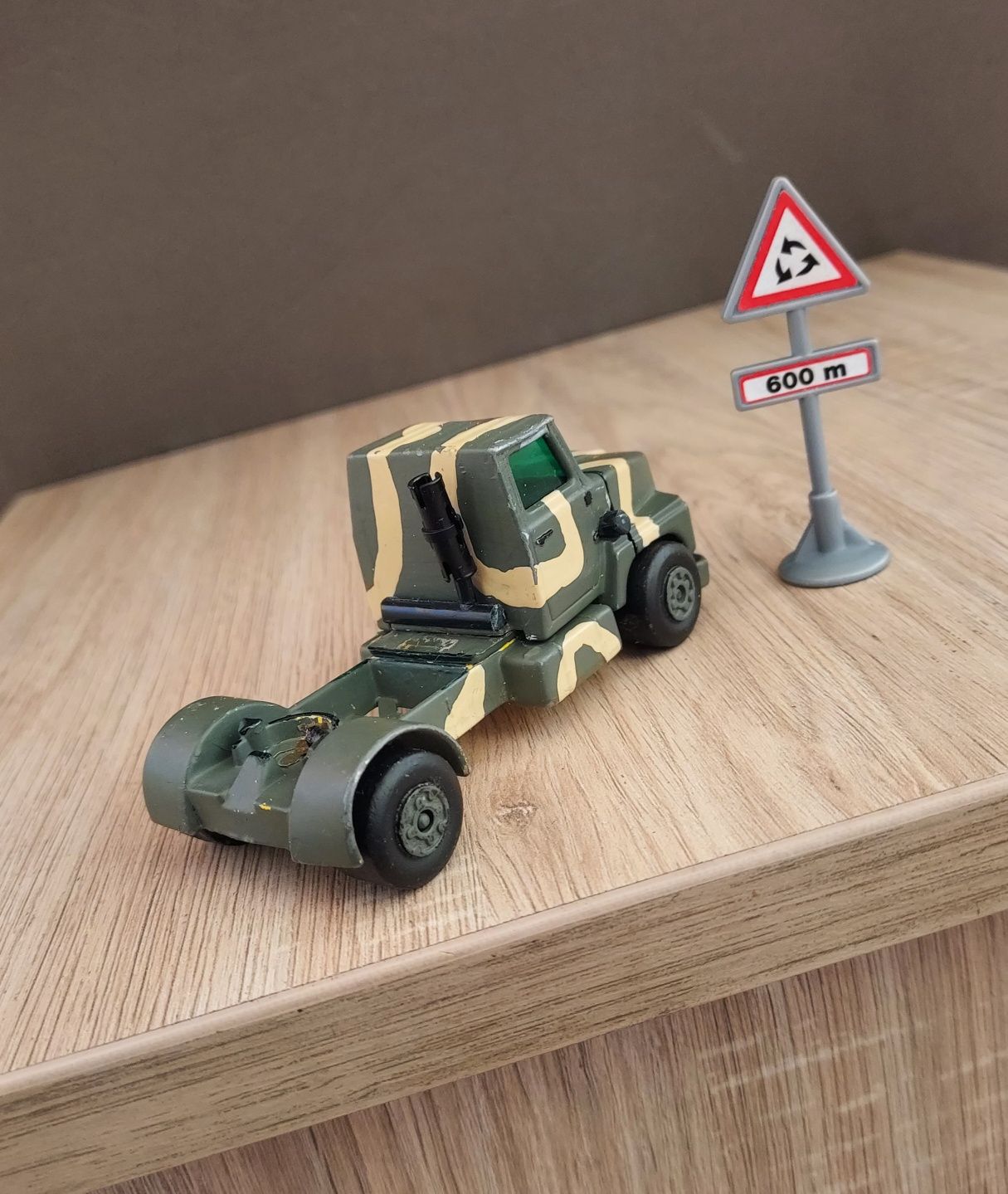 Macheta camion militar vintage Ford-S.Tractor-Matchbox 1973-colectie