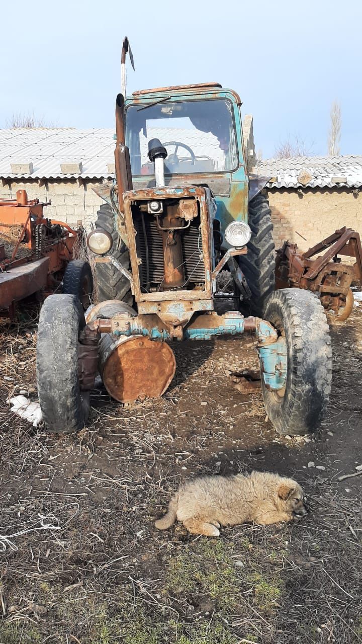 Трактор мен пресс сатылады