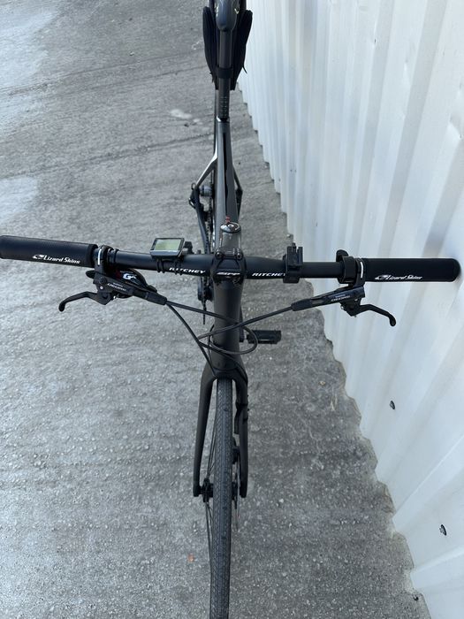Bicicletă unicat – carbon Cube cursieră/MTB urban 1x11, mărime 60