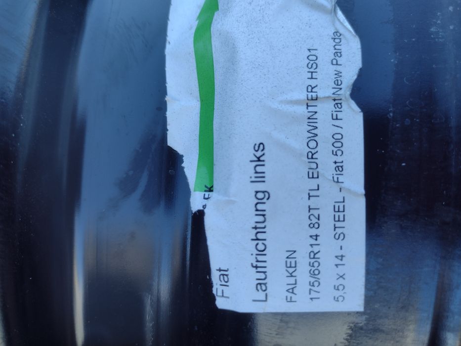 Топ състояние 14-4х98 ЕТ35 5.5j Fiat 500