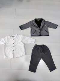 Set 3 piese, elegant, gros, 74, HM, Mothercare, 6-9 luni, baieti