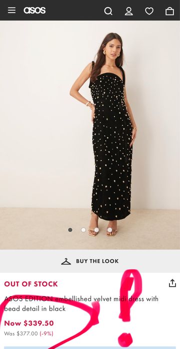 Vand rochie Asos deosebita