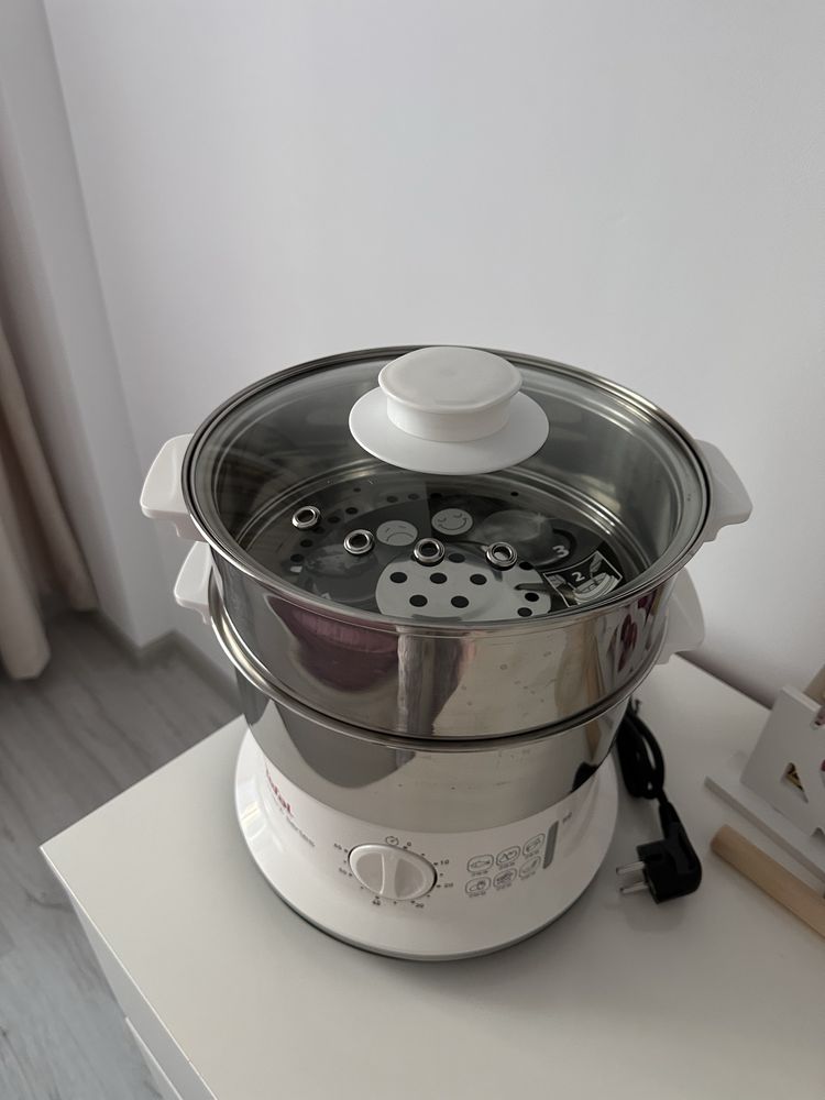 Aparat gatit cu aburi Tefal VC145130, 6 litri,NOU