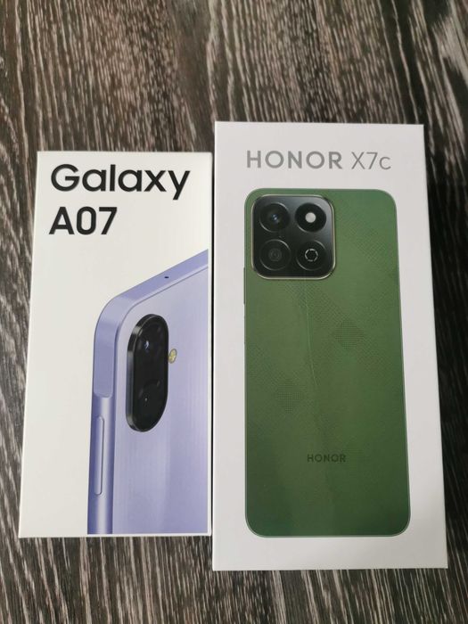 Samsung Galaxy A07 и HONOR X7c