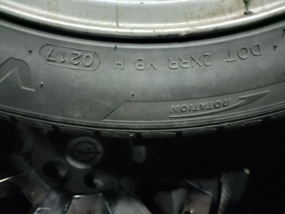 Jante R17 cu anvelope de vară, Hankook