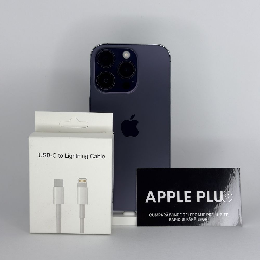 iPhone 14 Pro Ca Nou Dual Sim Fizic + 24 Luni Garanție / Apple Plug