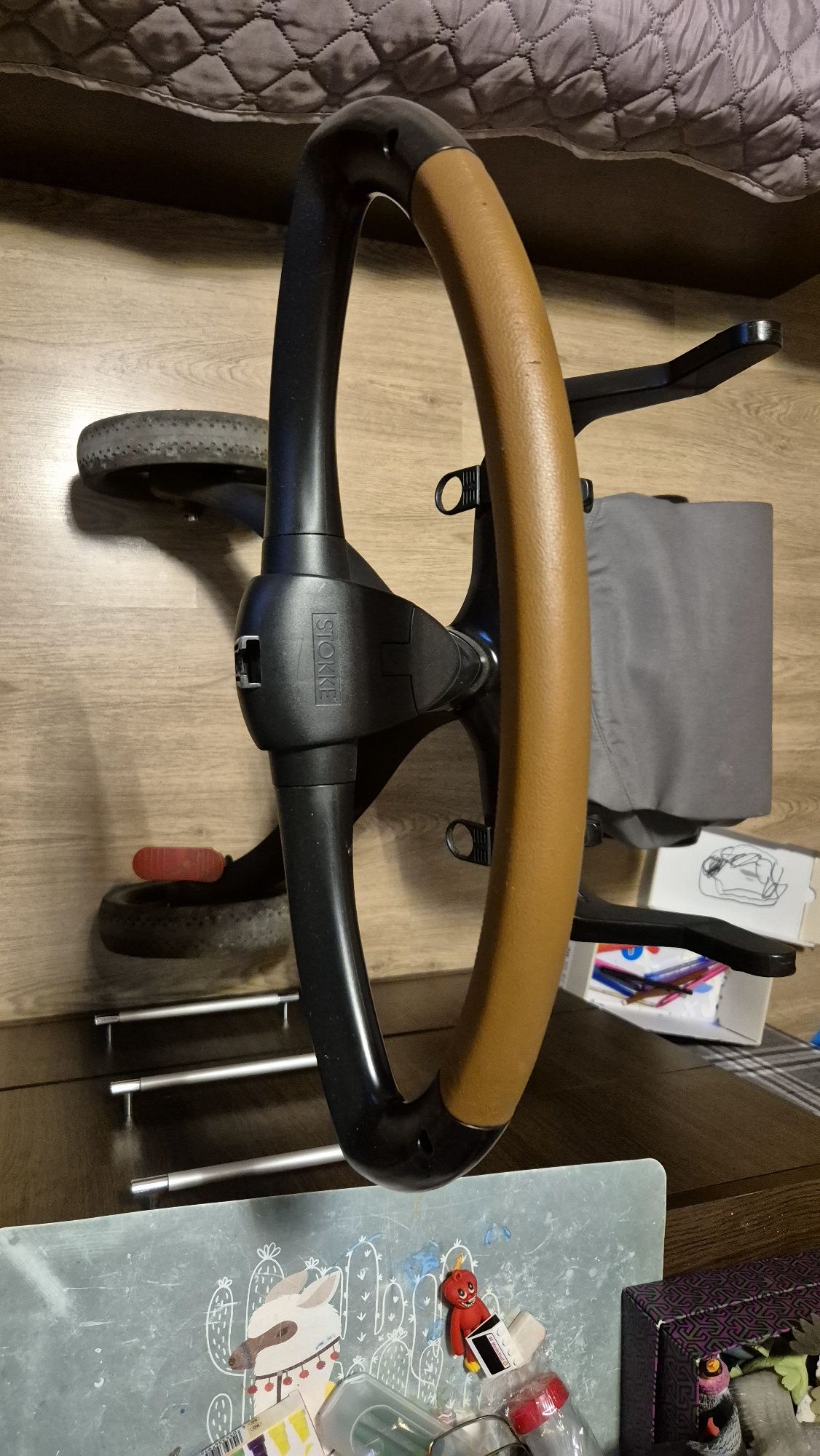 Бебешка количка Stokke Xplory X, сива + бебешки кош