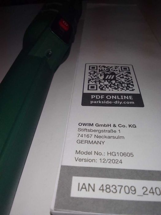 Продавам пинпойнтер Parkside.