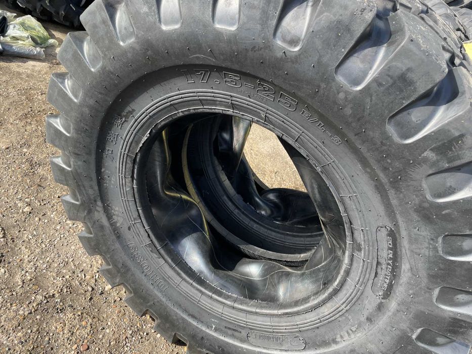 Anvelope roadmile cu 20PR camera si talon Cauciucuri 17.5-25