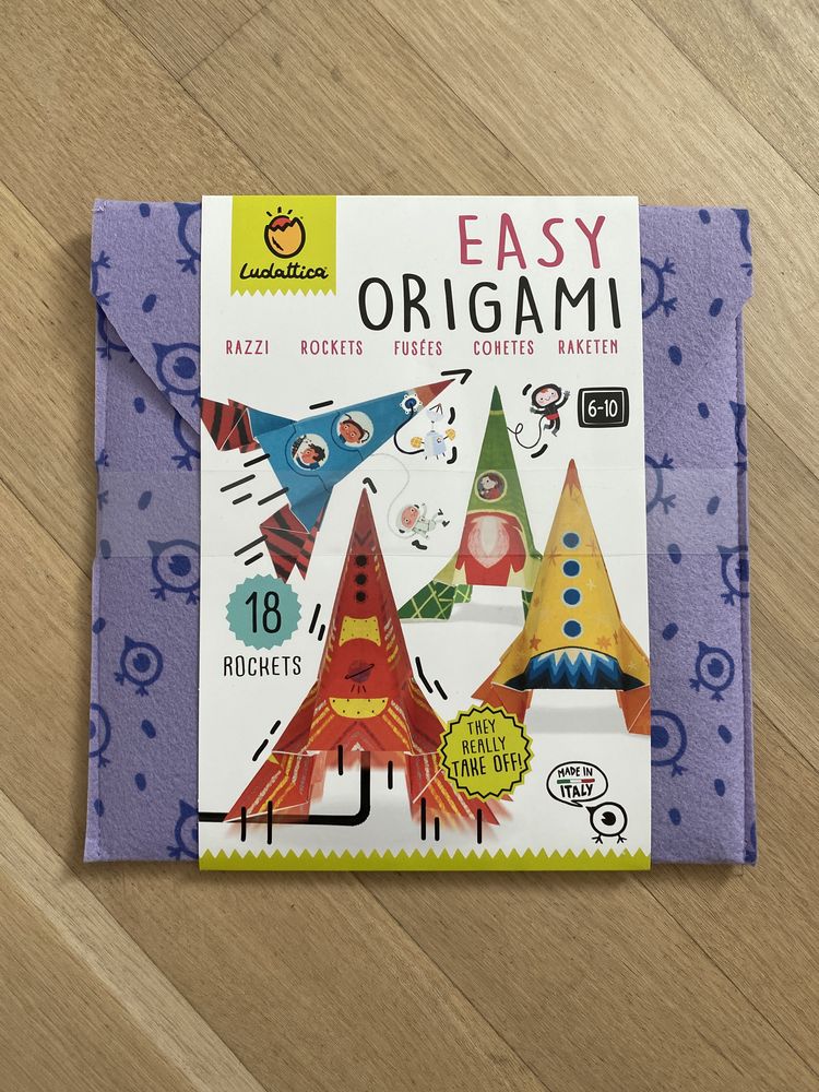 Set Creativ, Easy Origami, Rachete, Ludattica, 6 ani +