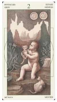 RARITATE Leonardo DA Vinci Set CARTI TAROT ed lim 2003 - SIGILAT