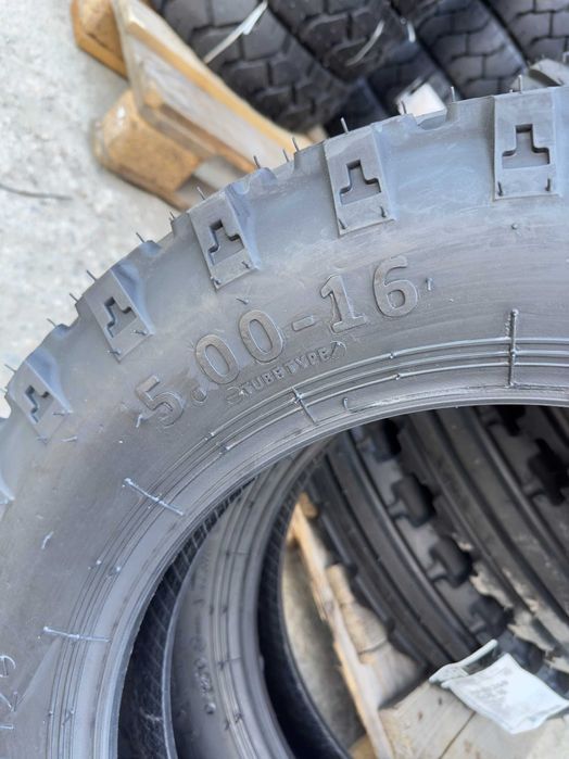 Cauciucuri 5.00-16 Gri 6 pliuri noi cu garantie pentru tractor