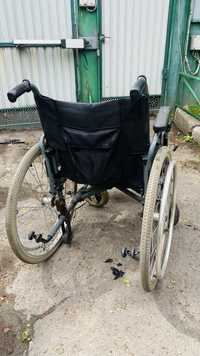 Инвалидная коляска + костыли