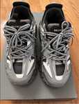Baleciaga track grey white