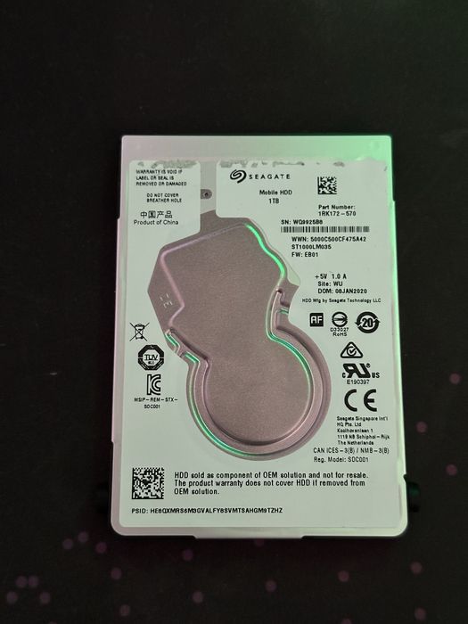 HDD 1TB Seagate OEM Nou