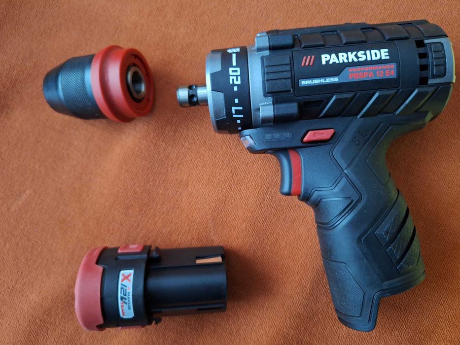 Bormasina de gaurit si insurubat Parkside Perf. Brushless, acum+ incar