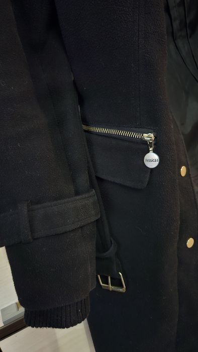 Palton negru Yessica C&A