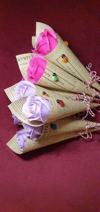 Trandafiri sapun 3lei buc