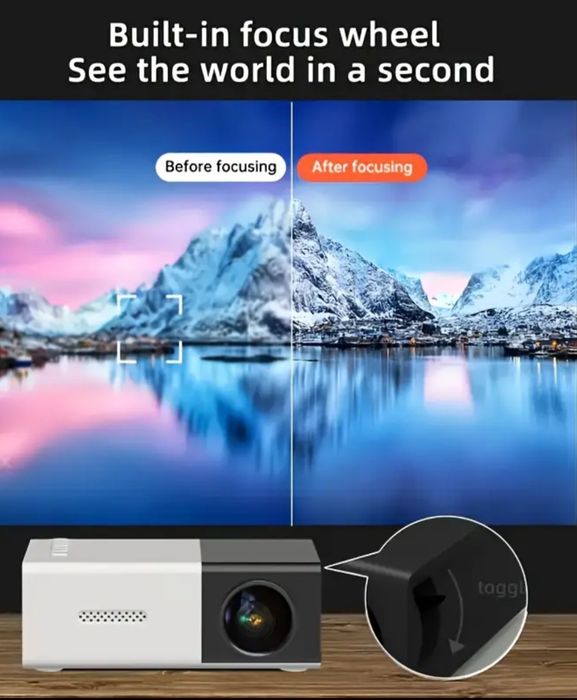 Мини LED проектор за домашно кино