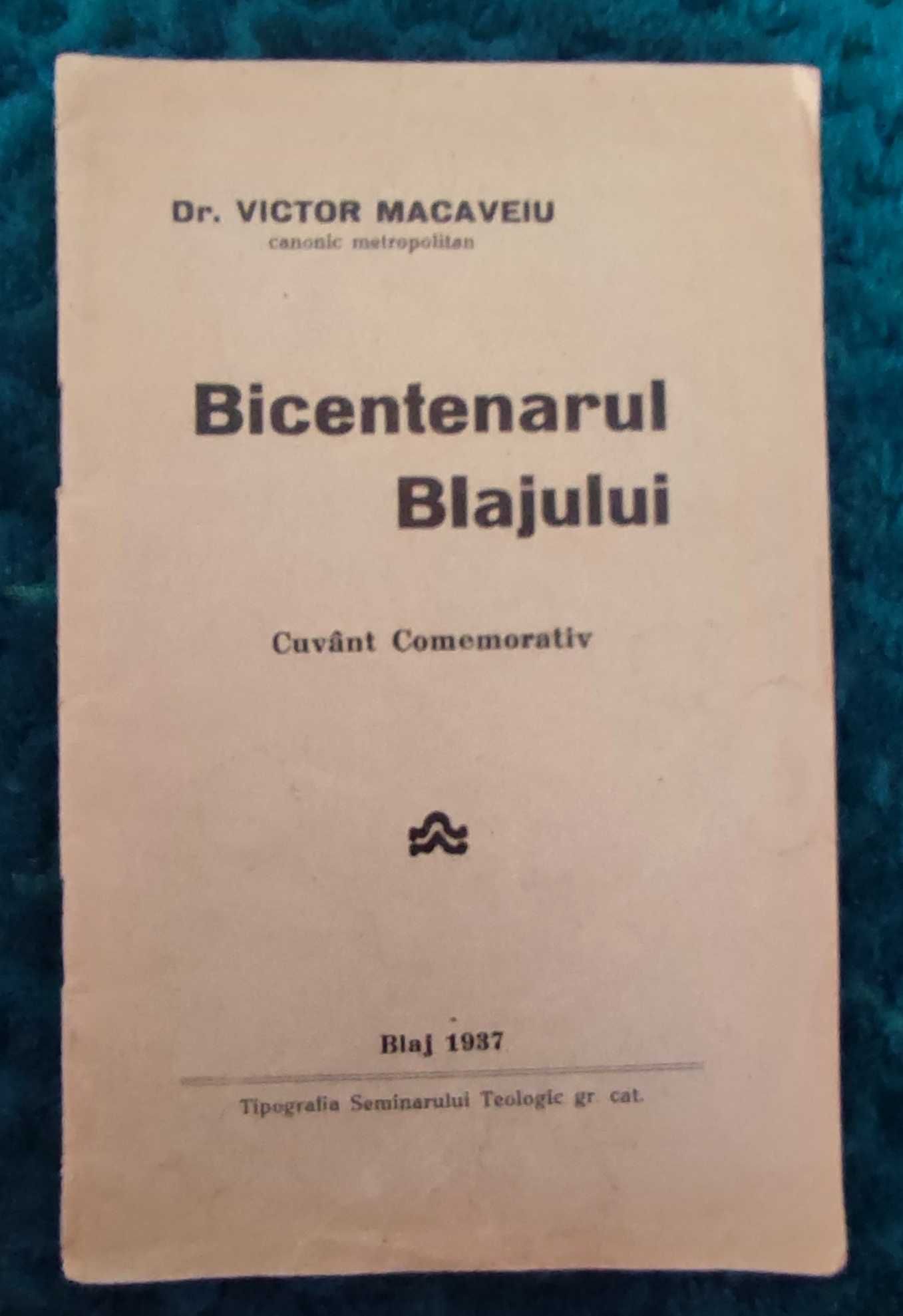 Bicentenarul Blajului Victor Macaveiu 1937