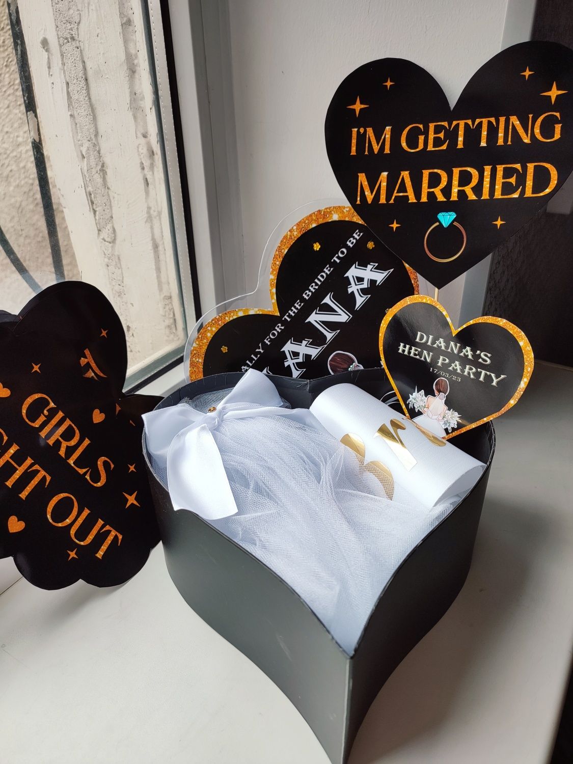 Bride box for hen party, набор невесты для девичника